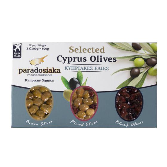 Cyprus Selected Olives Set 3x100g