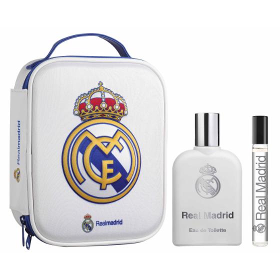 Real Madrid Zip Case Set (Edt 100ml + Perfume Pen 10ml)
