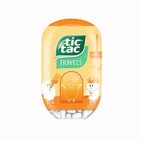 Tic Tac Bottle Orange 98g 